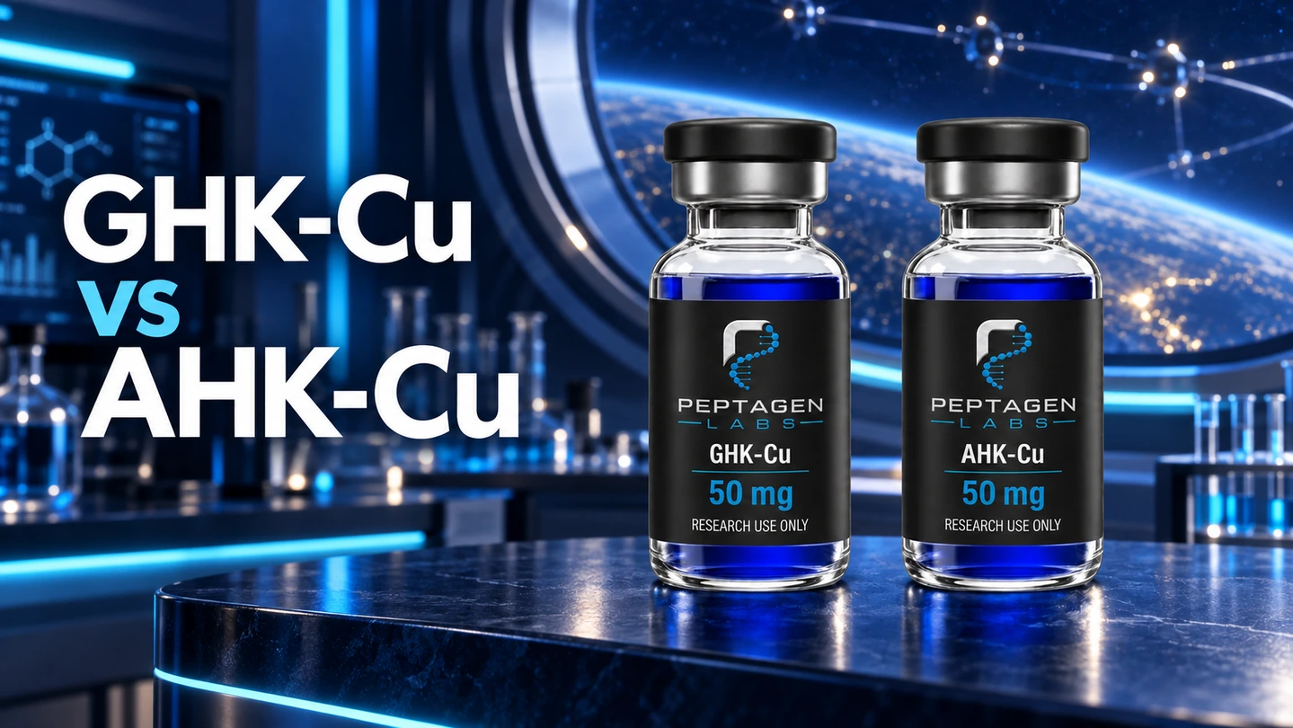GHK-Cu in AHK-Cu: Kaj se spremeni, ko se spremeni ena aminokislina?