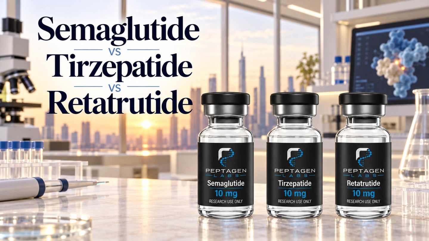 Semaglutid, tirzepatid in retatrutid: enojni, dvojni in trojni receptorski agonizem